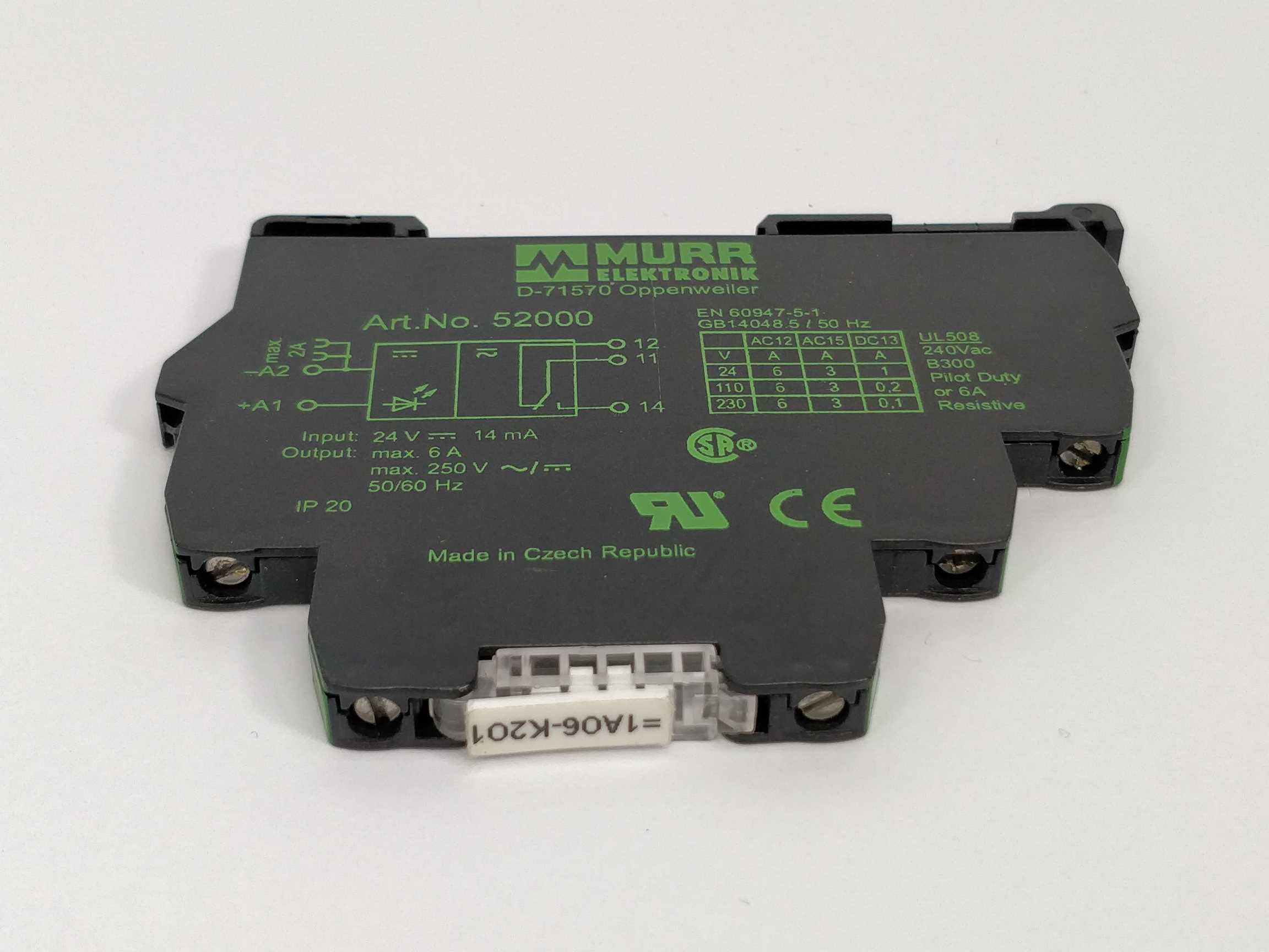 murr-52000-miro-6-2-24vdc-1u-output-relay-5-pcs_0.jpg Murr 52000 Miro 6.2 24VDC-1U output relay 5 Pcs