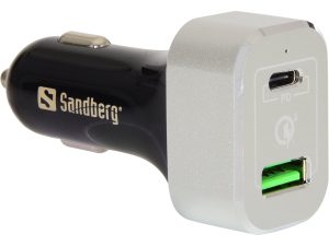 Sandberg Bil Oplader USB-C & USB 3.0 Rabat