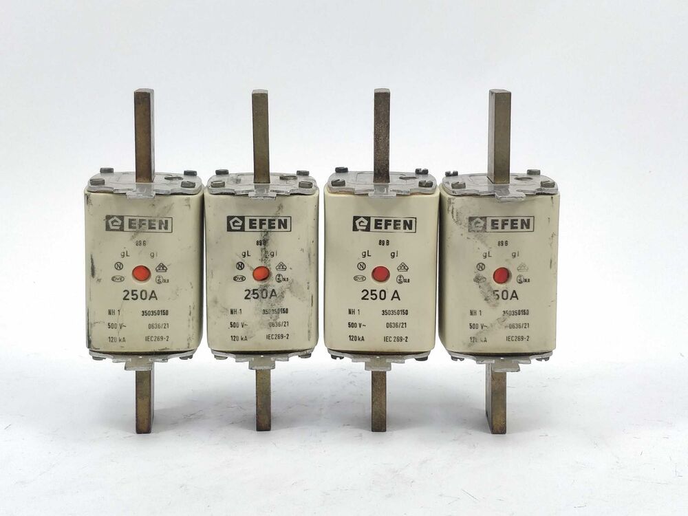 efen-350350150-fuse-250a-500v-gl-nh1-120ka-4pcs_1.jpg Efen 350350150 Fuse 250A 500V gL NH1 120kA 4Pcs.