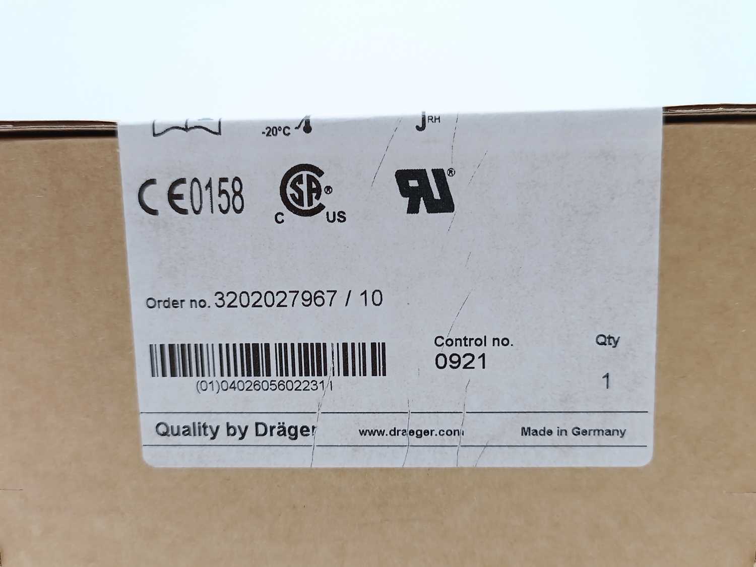 Dräger 8326340 Pac 6000 DrägerSensor XXS CO LC Mode