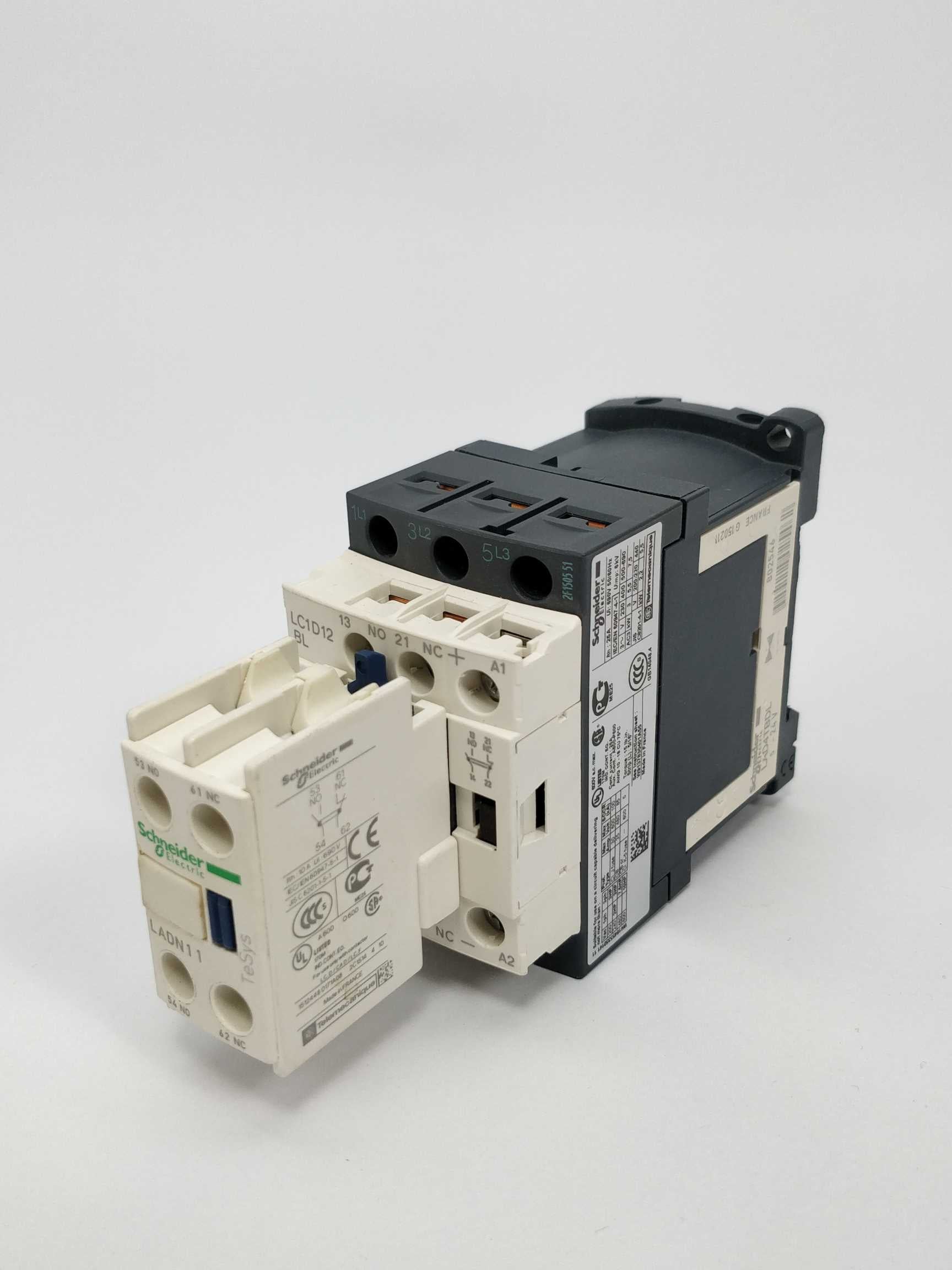 Schneider Electric LC1D12 BL & LADN11 Contactor Online