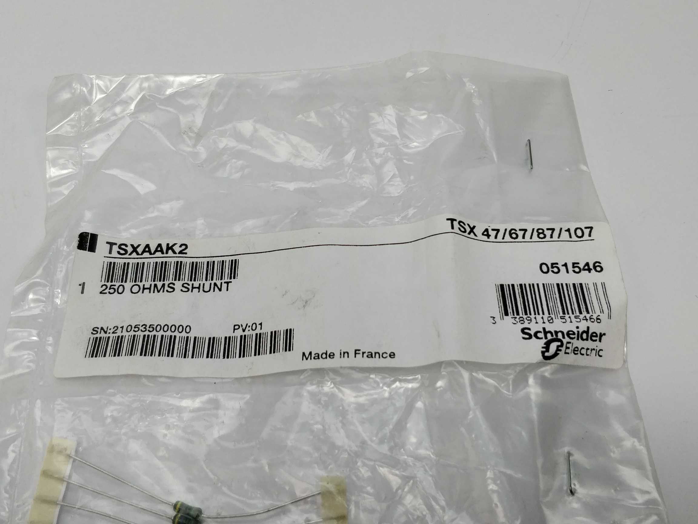 schneider-tsxaak2-250-ohms-shunt-resistor-4-pcs_3.jpg Schneider TSXAAK2 250 Ohms shunt resistor 4 Pcs