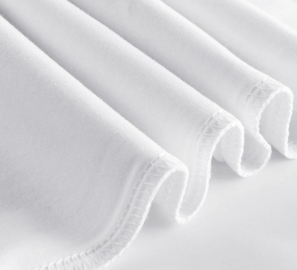 Løs T-Shirt i Bomuld med Rund Hals