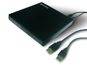 Sandberg USB Mini DVD Burner, Sort på udsalg