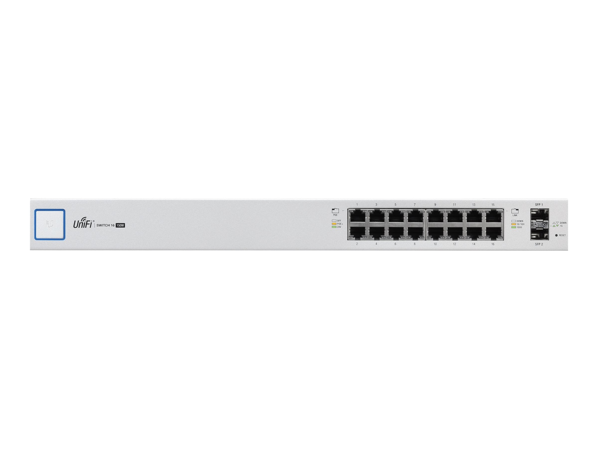 Ubiquiti UniFi Switch US-16-150W Switch 16-porte Gigabit PoE+ Online nu