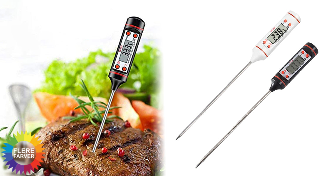 Digitalt Køkkentermometer til Madlavning, Grillning og Bagning