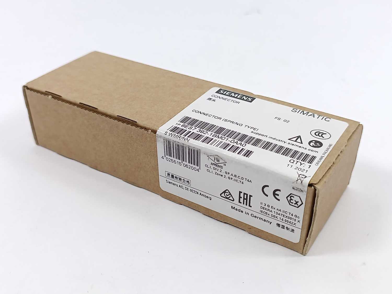 Siemens 6ES7392-1BM01-0AA0 SIMATIC Connector Hot på udsalg