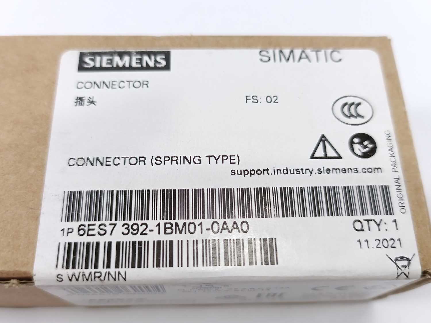 Siemens 6ES7392-1BM01-0AA0 SIMATIC Connector Hot på udsalg