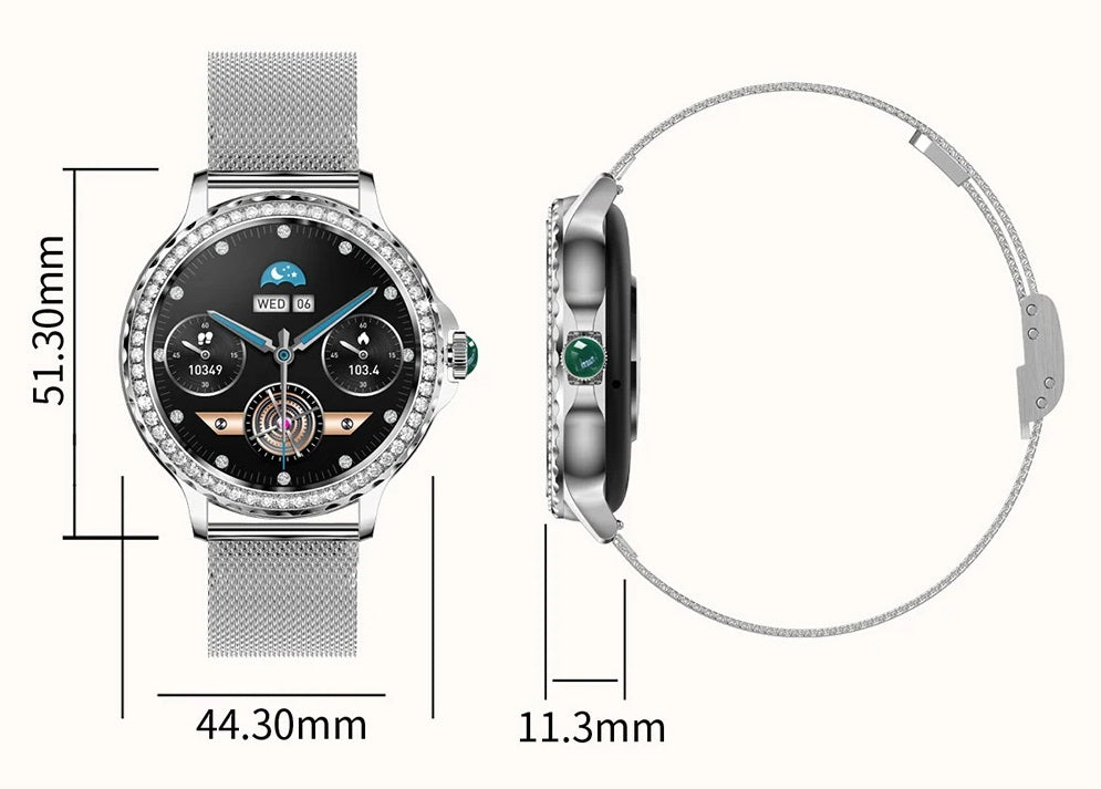 Stilfuld Smartwatch med Fitness Tracking