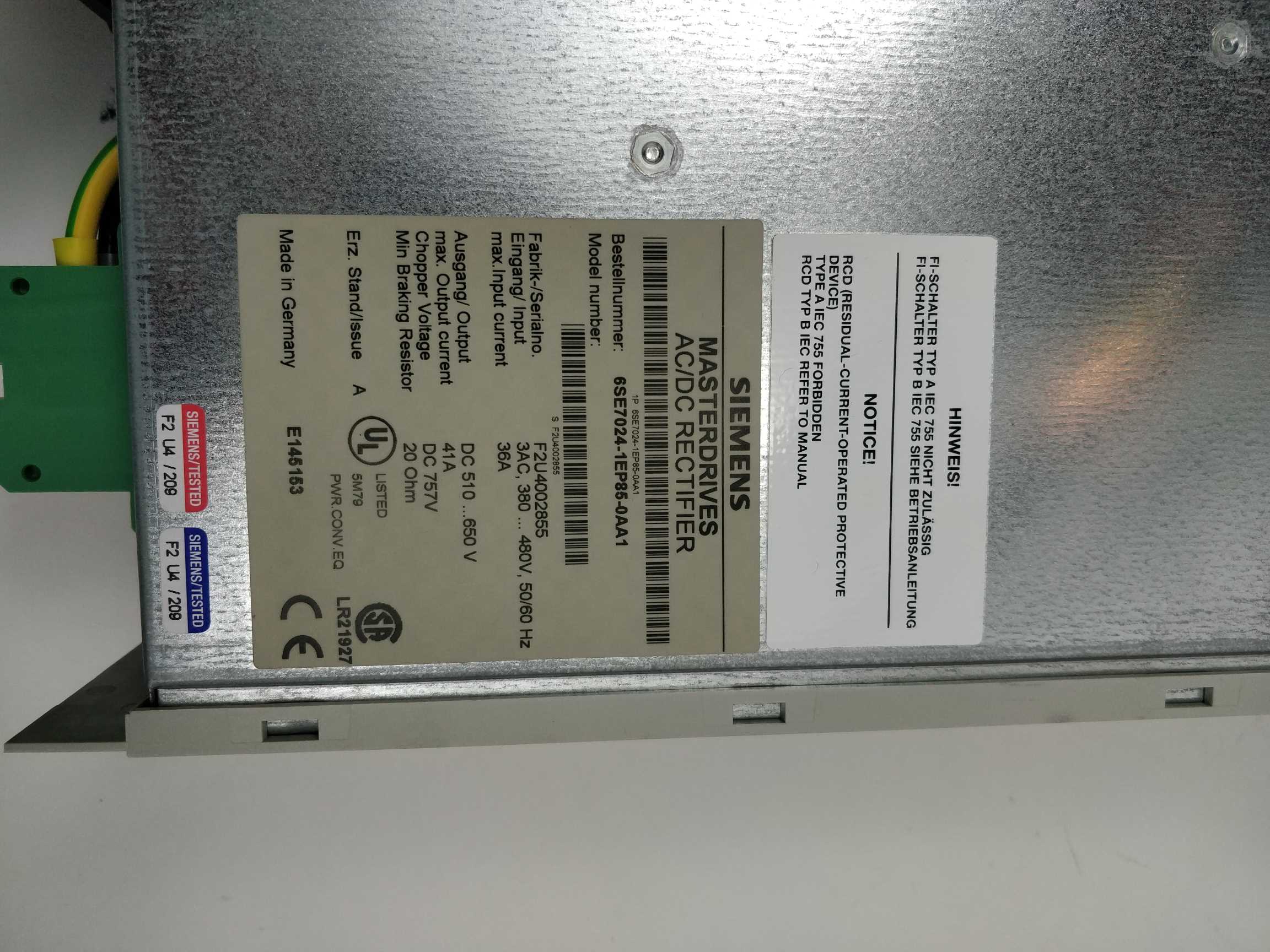 siemens-6se7024-1ep85-0aa1-ac-dc-rectifier_1.jpg Siemens 6SE7024-1EP85-0AA1 AC/DC RECTIFIER