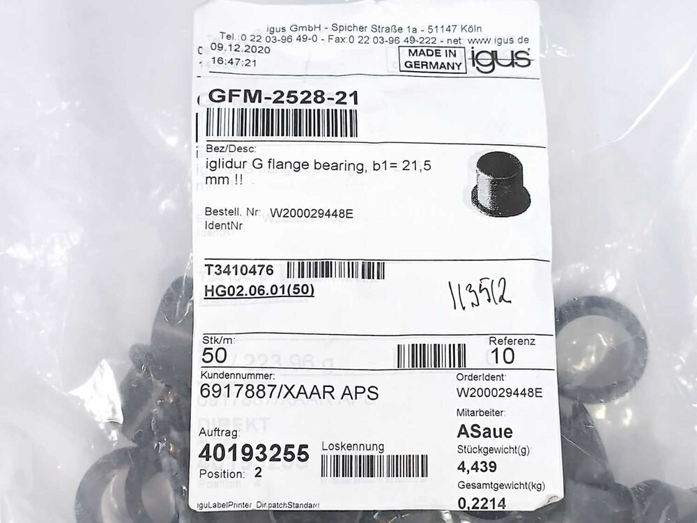 igus-gfm-2528-21-iglidur-g-flange-bearing-mm_2.jpg Igus GFM-2528-21 iglidur® G, flange bearing, mm Online