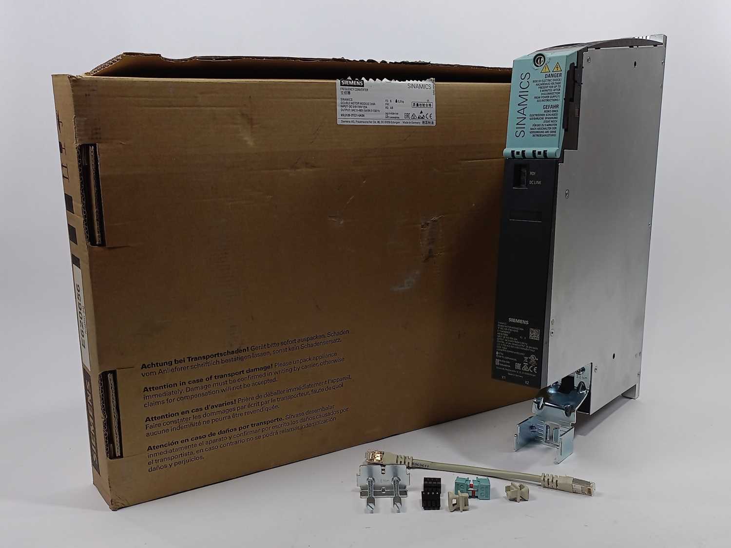 Siemens 6SL3120-2TE21-0AD0 SINAMICS S120 DOUBLE MOTOR MODULE på udsalg