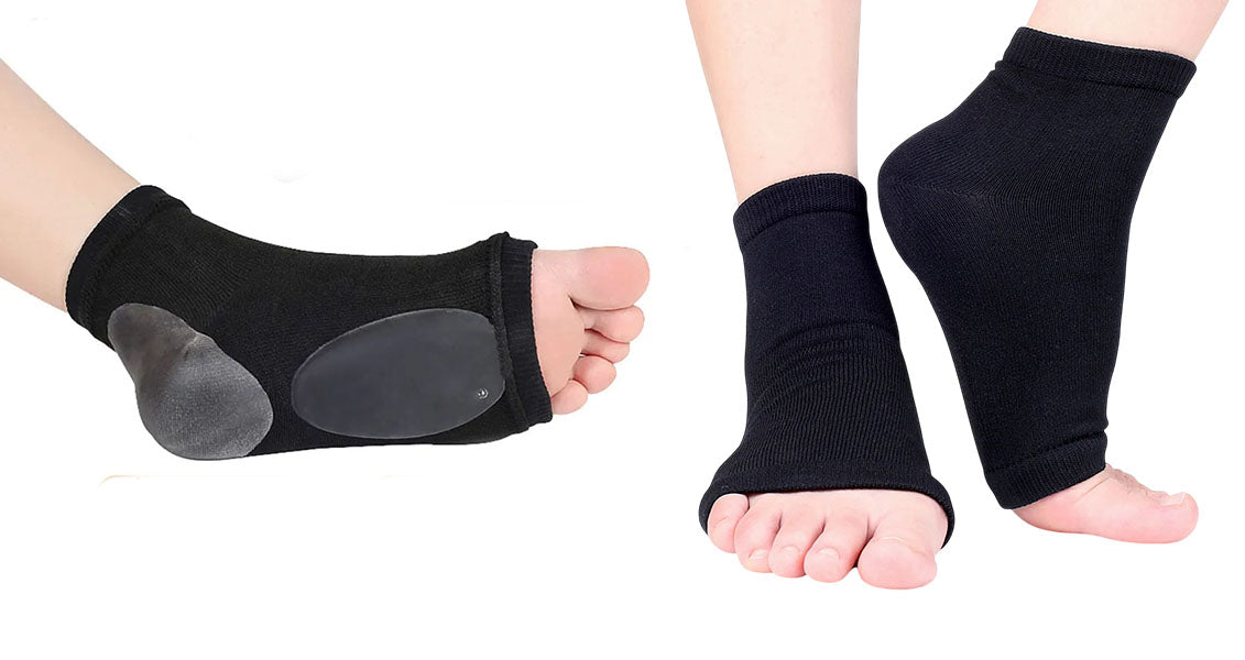 1 Par Svangstøtte til Smertelindring og Plantar Fasciitis med Gelpude Online salg