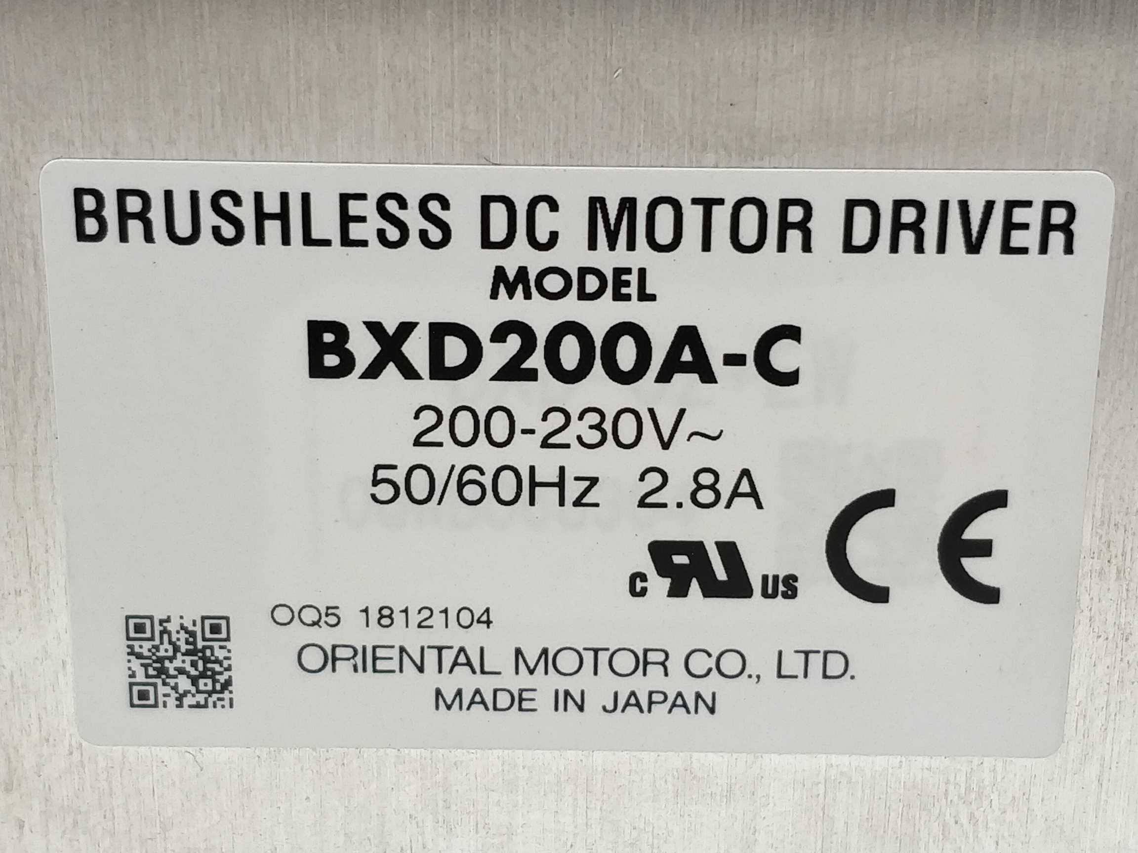 oriental-motor-bxd200a-c-motor-driver_1.jpg Oriental Motor BXD200A-C MOTOR DRIVER
