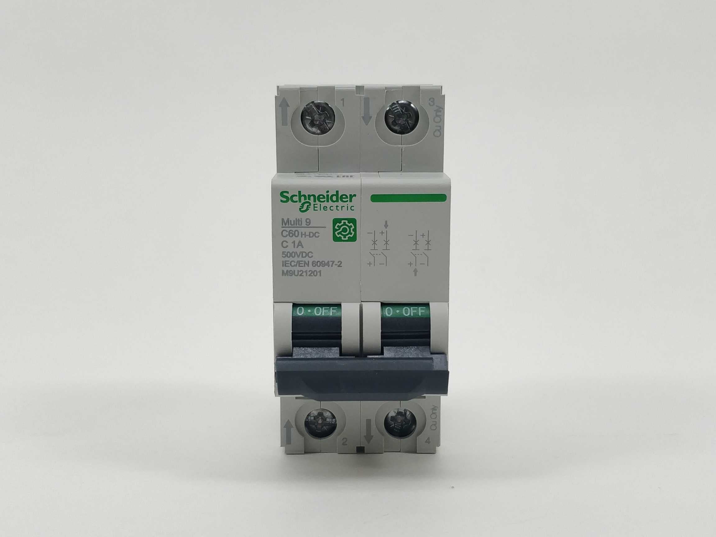 Schneider Electric M9U21201 C60H-DC C 1A Miniature circuit breaker Hot på udsalg