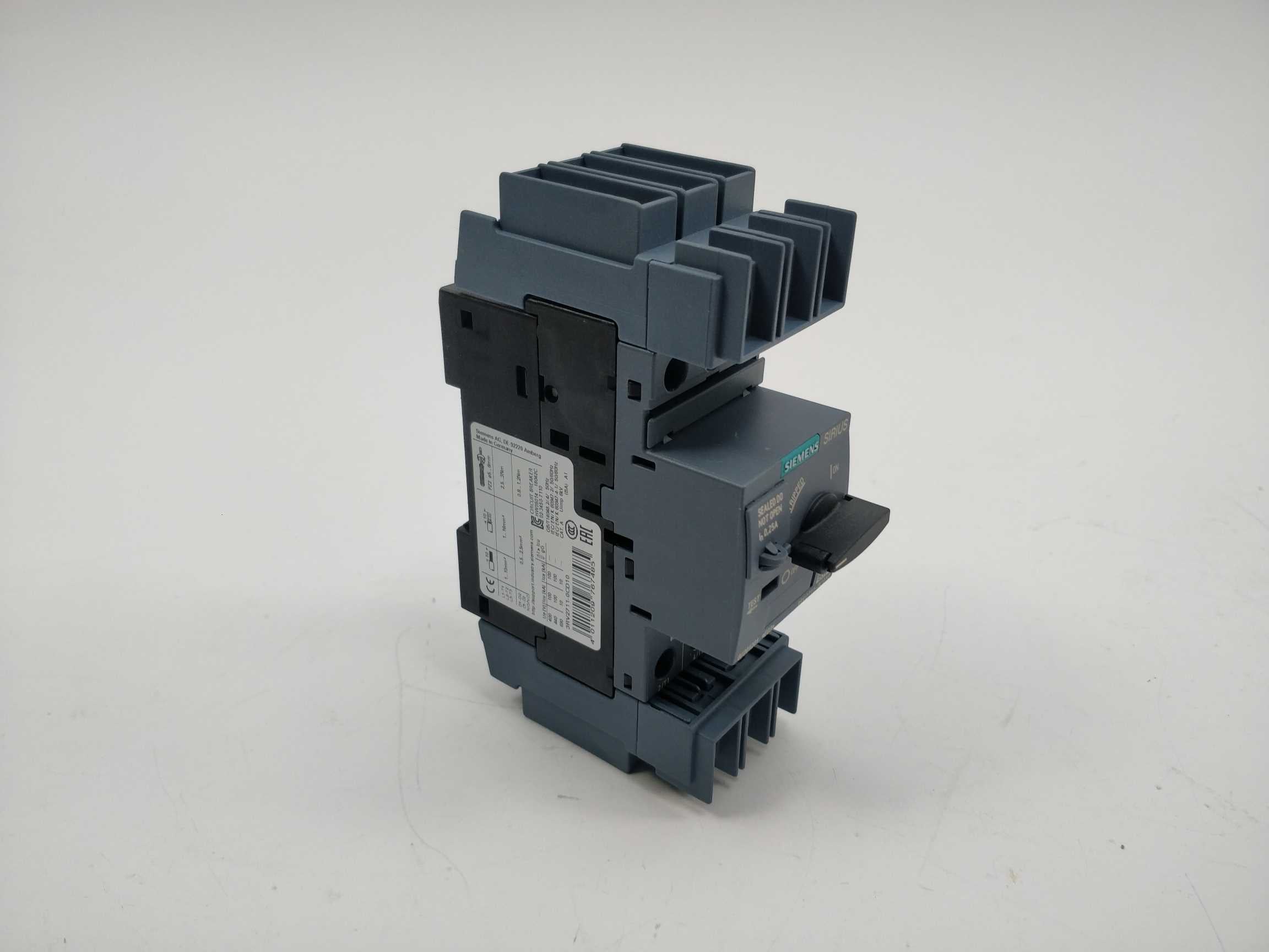 siemens-3rv2711-0cd10-circuit-breaker-025a_2.jpg Siemens 3RV2711-0CD10 Circuit breaker. 0,25A Mode