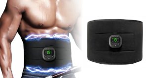 Smart Elektrisk EMS Fitness Bælte- Hjælper med at Forme og Massere Dine Mavemuskler Hot på udsalg