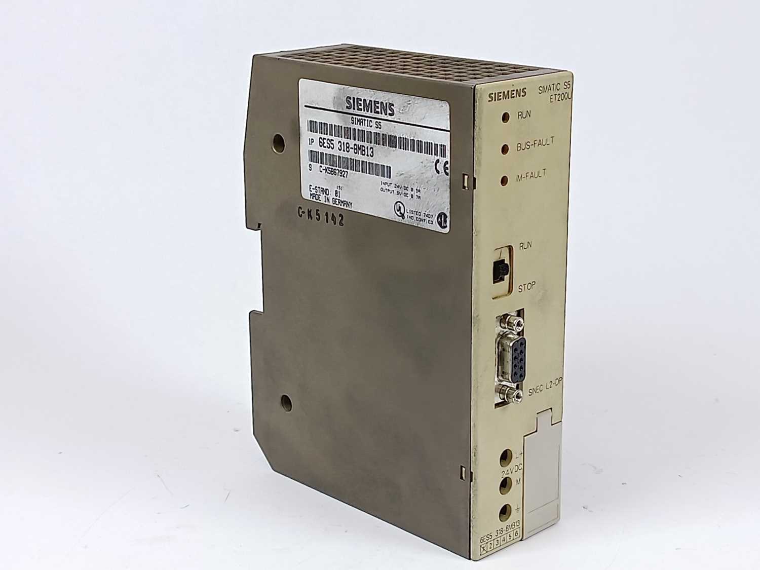 Siemens 6ES5318-8MB13 SIMATIC S5 ET200U Udsalg