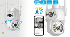 8MP WiFi Overvågningskamera med 4K Kamera