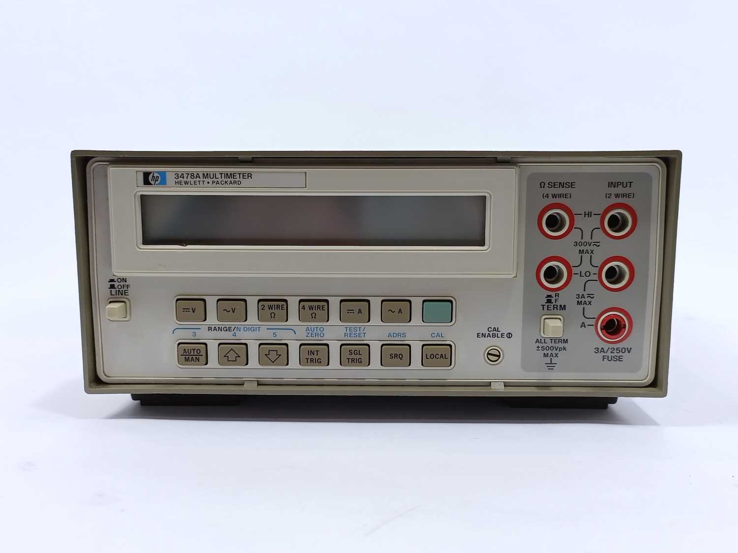 Hewlett Packard 3478A Bench Multimeter 4 wire resistance