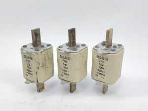 Elco Fuse 100A 500V gL 100kA 3 Pcs. Online salg