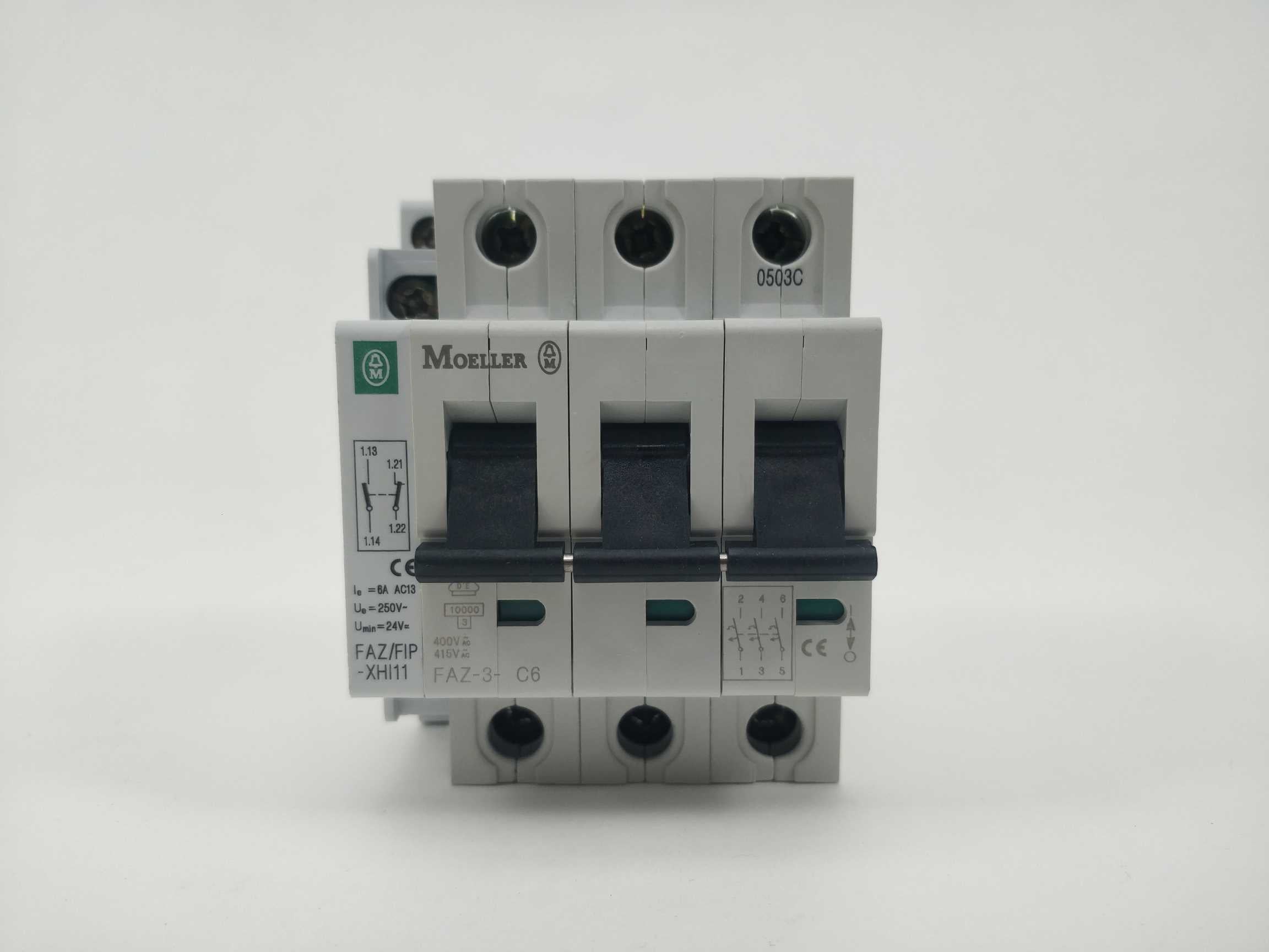 moeller-faz-3-c6-with-faz-fip-xhi11-miniature-circuit-breaker_3.jpg MOELLER FAZ-3-C6 with FAZ/FIP-XHI11 Miniature Circuit Breaker