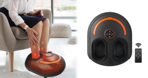 Opvarmet Elektrisk Fodmassageapparat