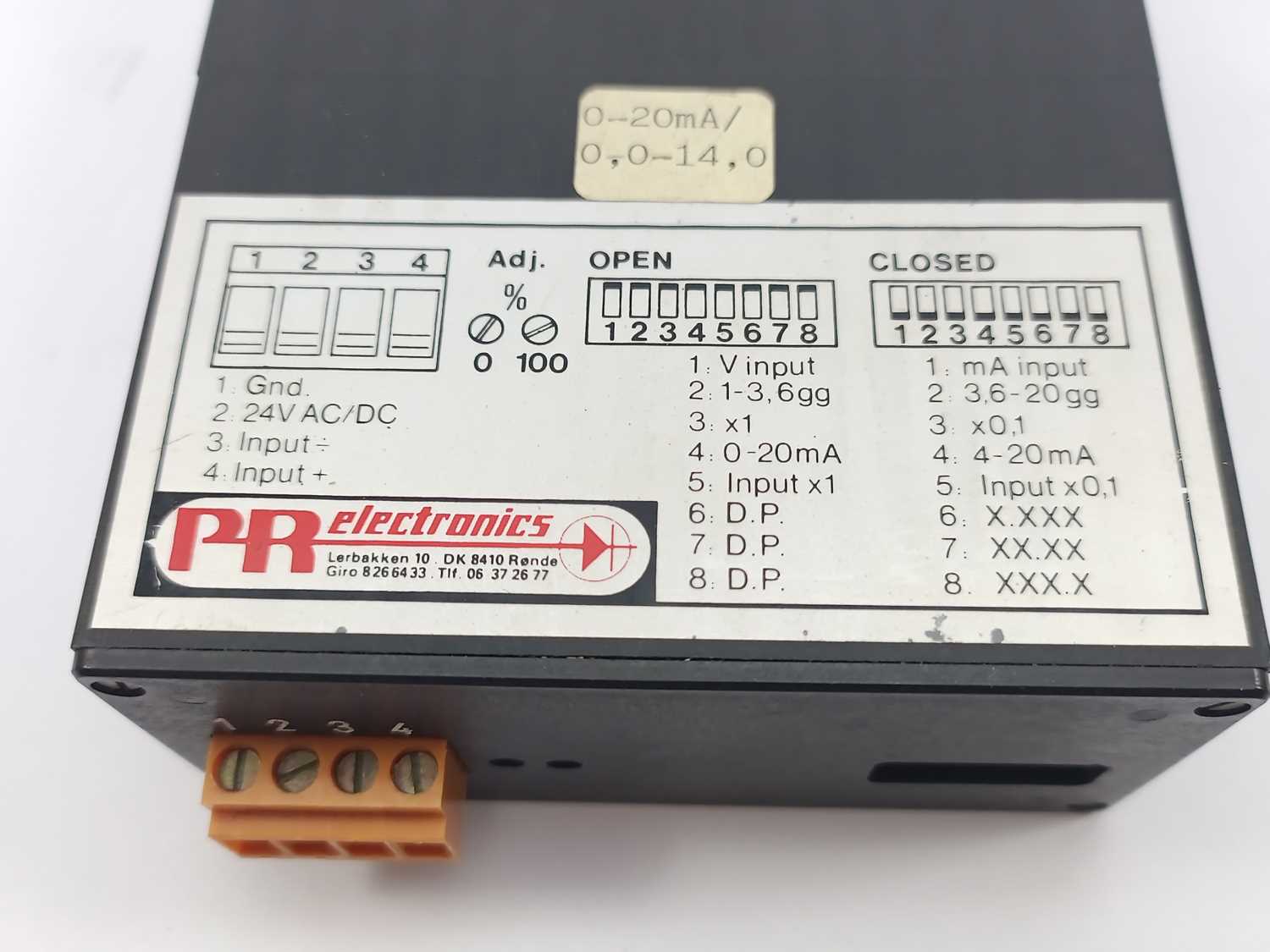 PR Electronics DPM-2366B LCD Indicator