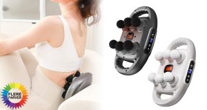 6-Hoved Massageapparat med Dobbelt Håndtag Online nu