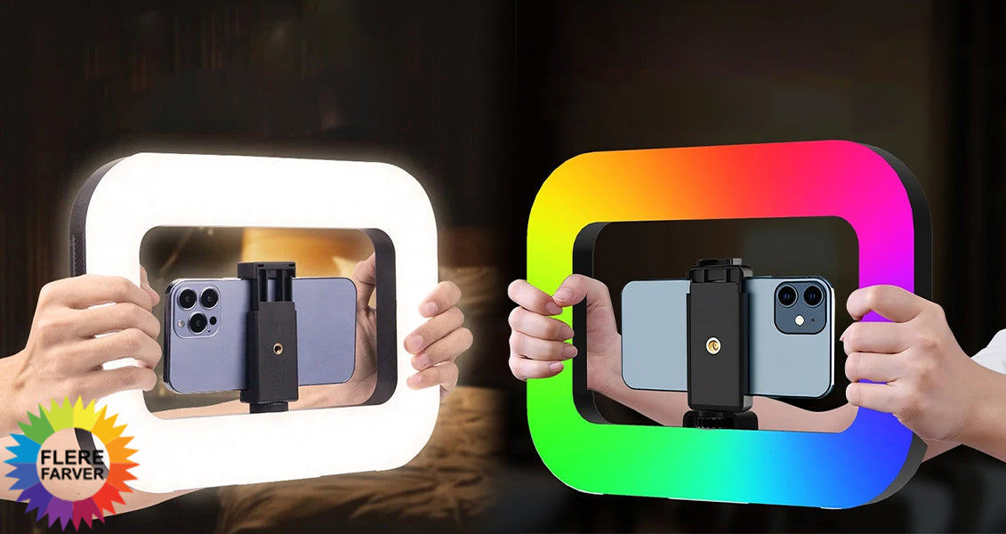 Bærbart Genopladeligt LED Selfie-lysel