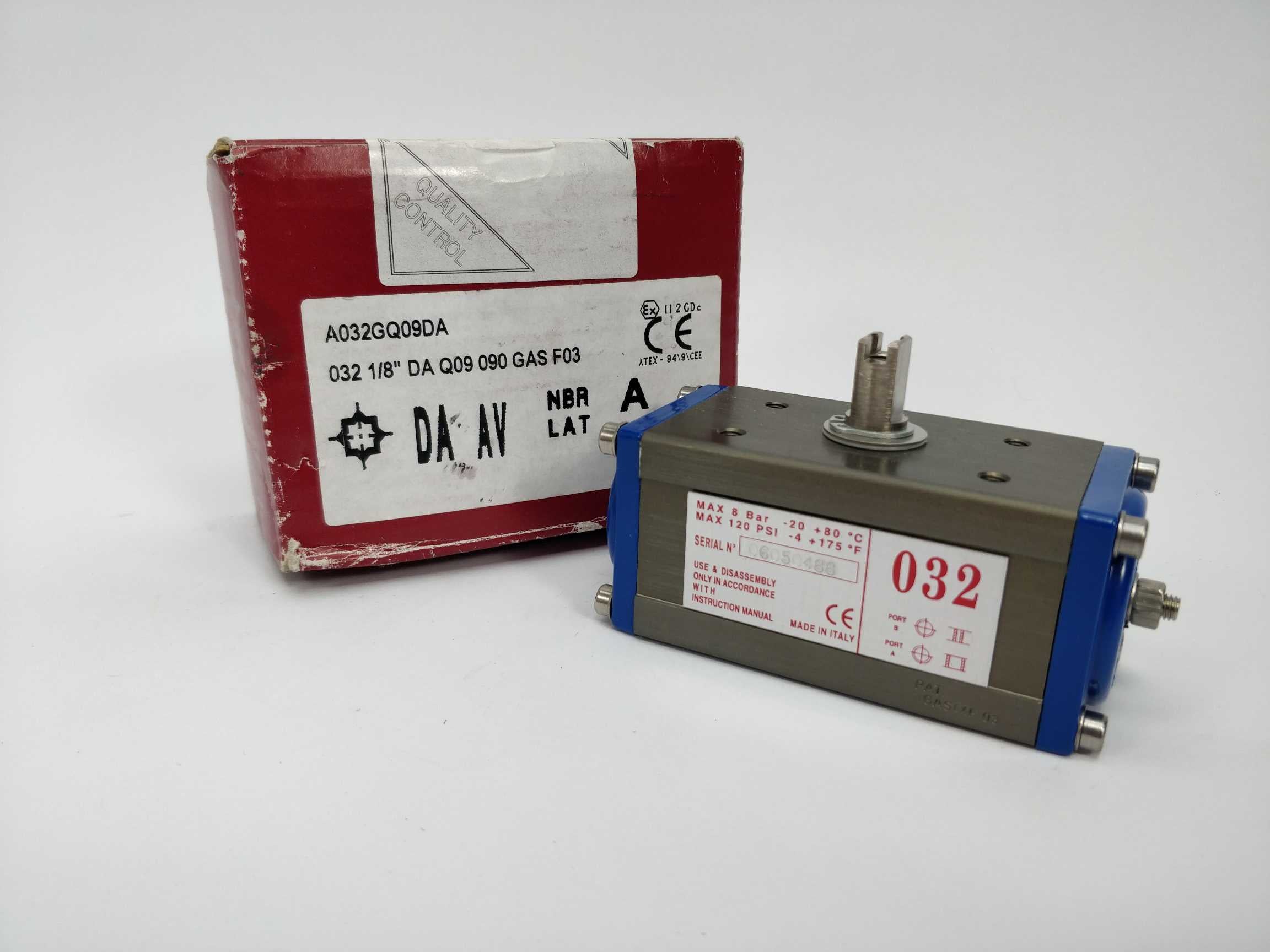 Metal Work A032GQ09DA 032 1/8" DA Q09 090 Gas Rabat