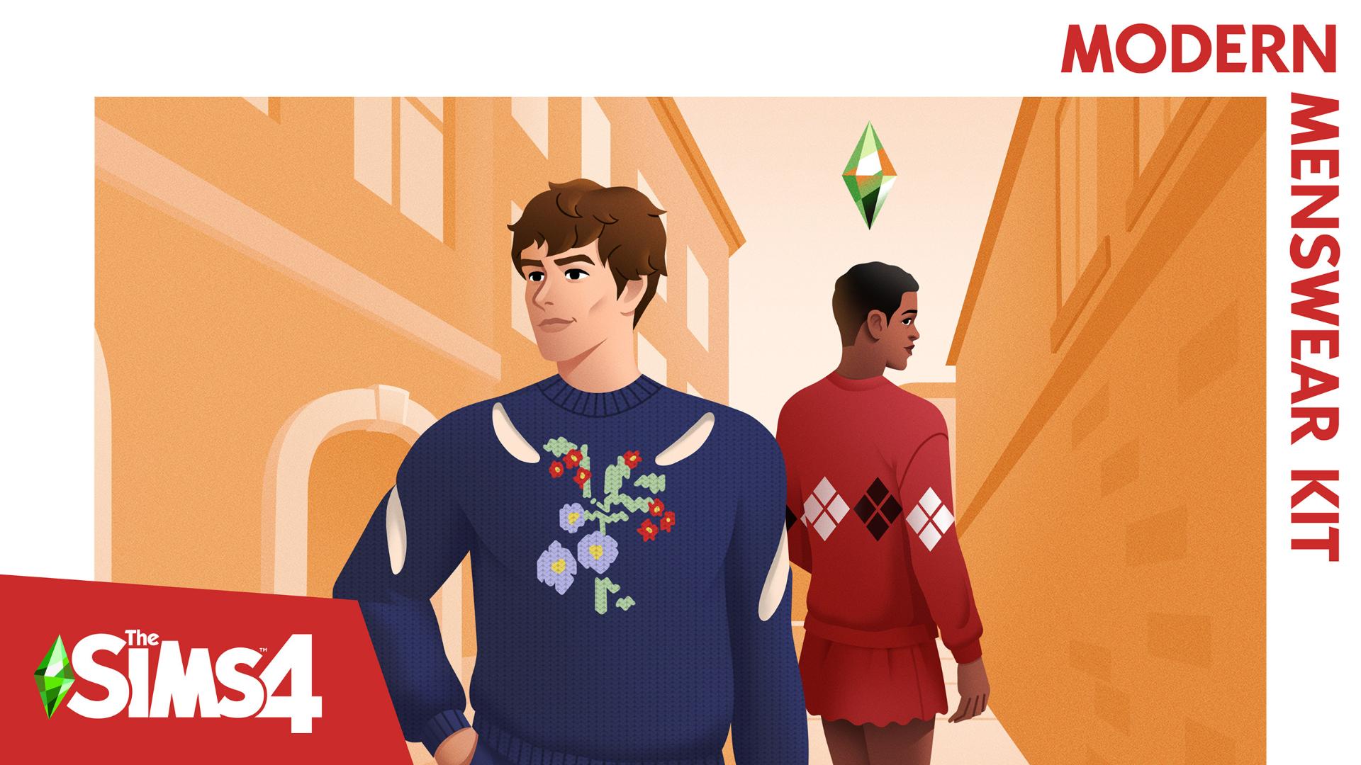 The Sims 4 - Modern Menswear Kit DLC Origin