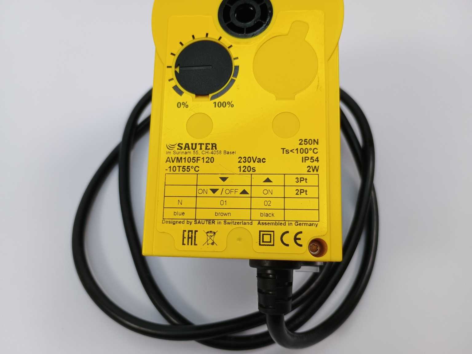 Sauter AVM105F120 Valve Actuator Mode