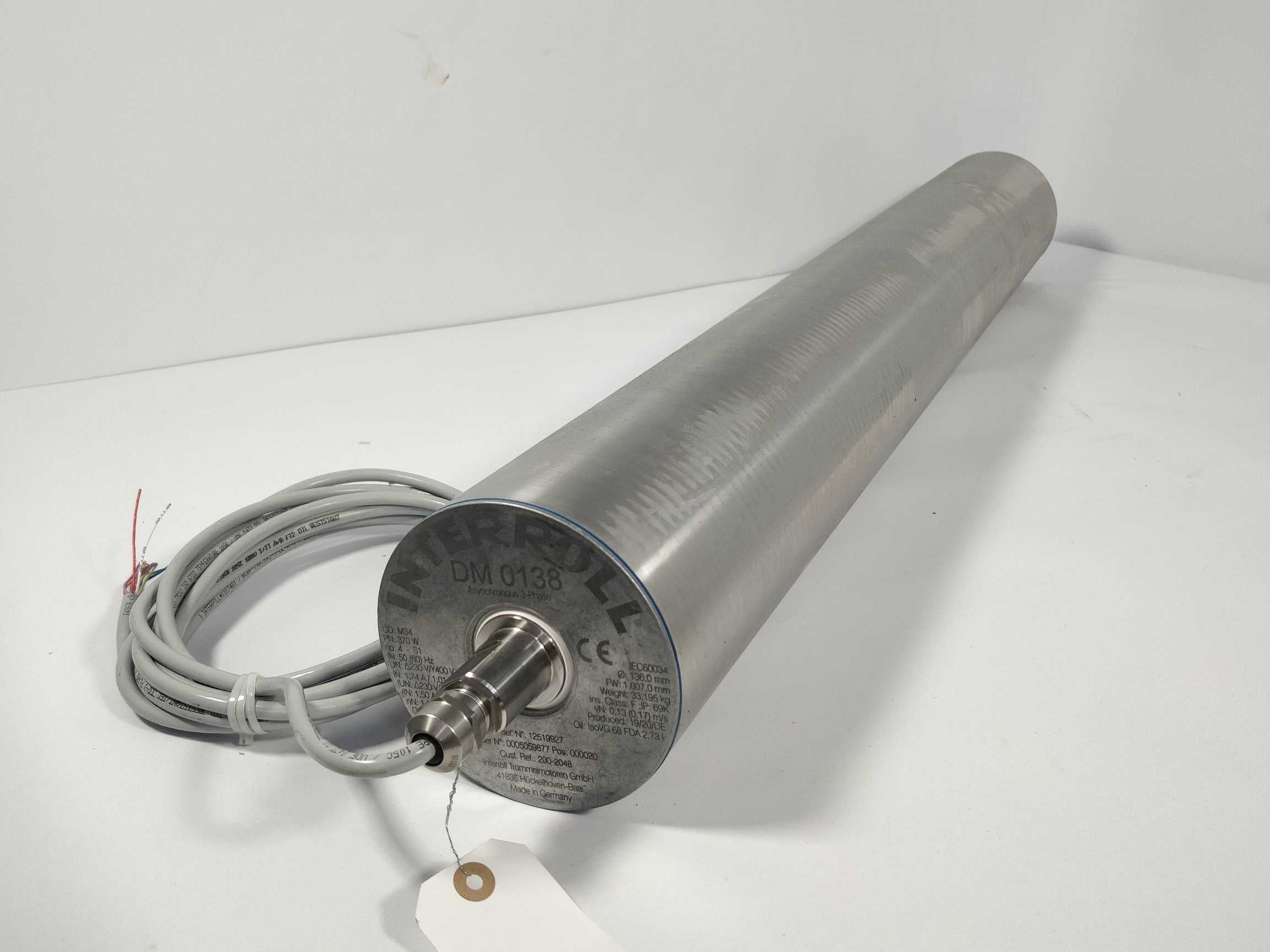 interroll-dm-0138-drum-motor-1-3891-714rpm-370w-oe-1360mm-fw-1-0070mm_0.jpg Interroll DM 0138 Drum Motor - 1.389(1.714)rpm - 370W - Ø 136,0mm FW 1.007,0mm Udsalg