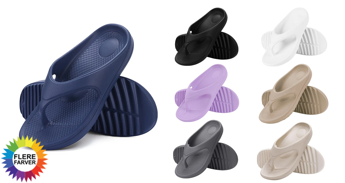 Komfortable Strandslippers med Buestøtte