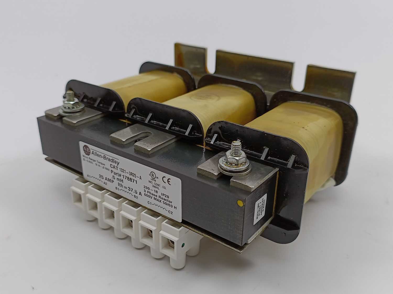 ab-1321-3r25-a-line-reactor-3-phase-25-amp_1.jpg AB 1321-3R25-A Line Reactor 3 Phase 25 AMP