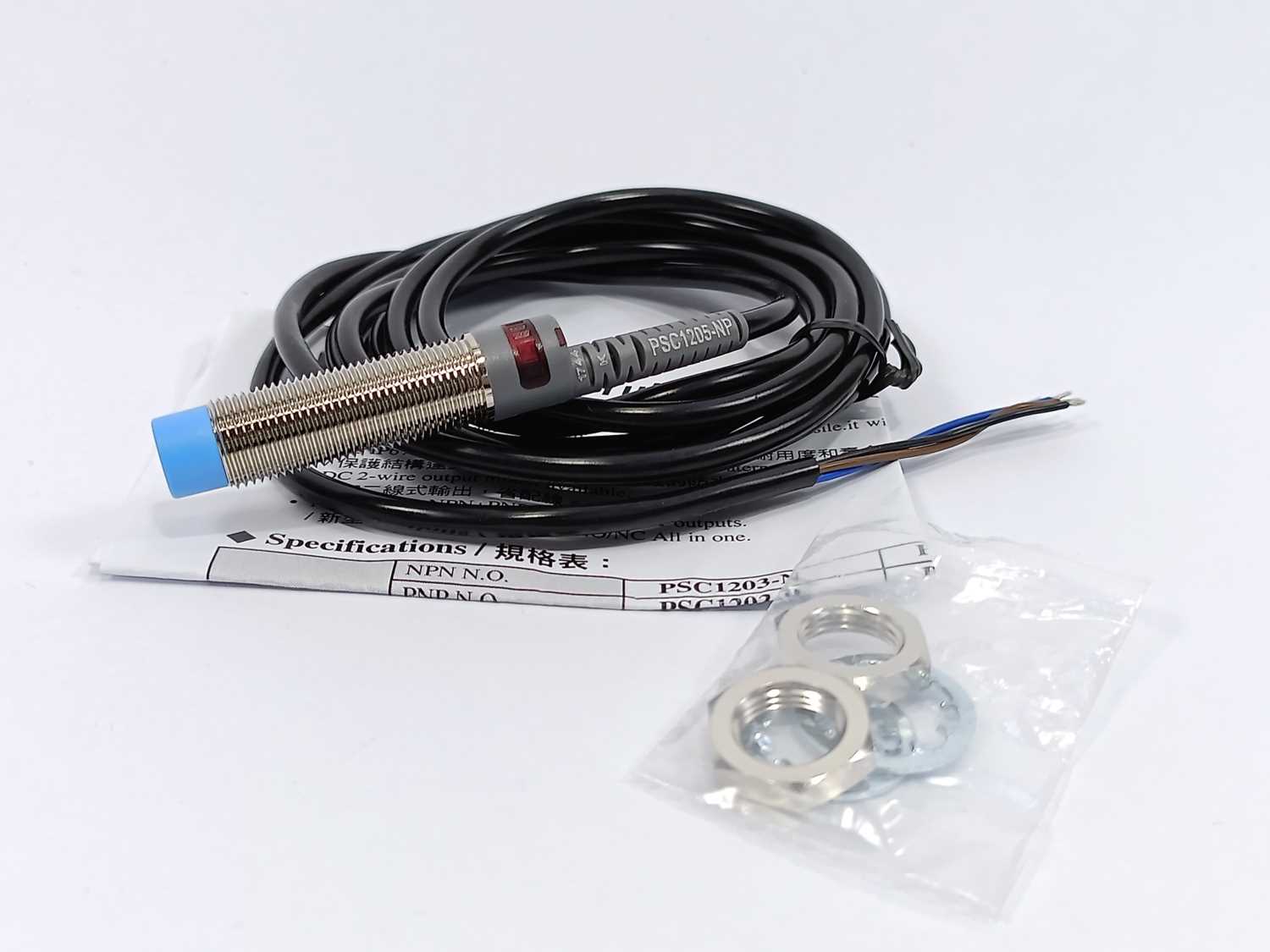 riko-psc1205-np-tubular-inductive-proximity-sensor_0.jpg Riko PSC1205-NP Tubular Inductive Proximity Sensor