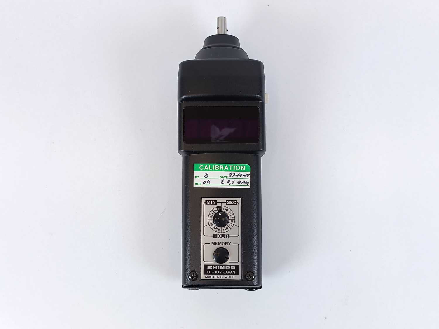 SHIMPO DT-107 Master 6" Wheel Digital Tachometer