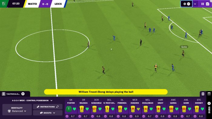 Football Manager Touch 2021 Nintendo Switch