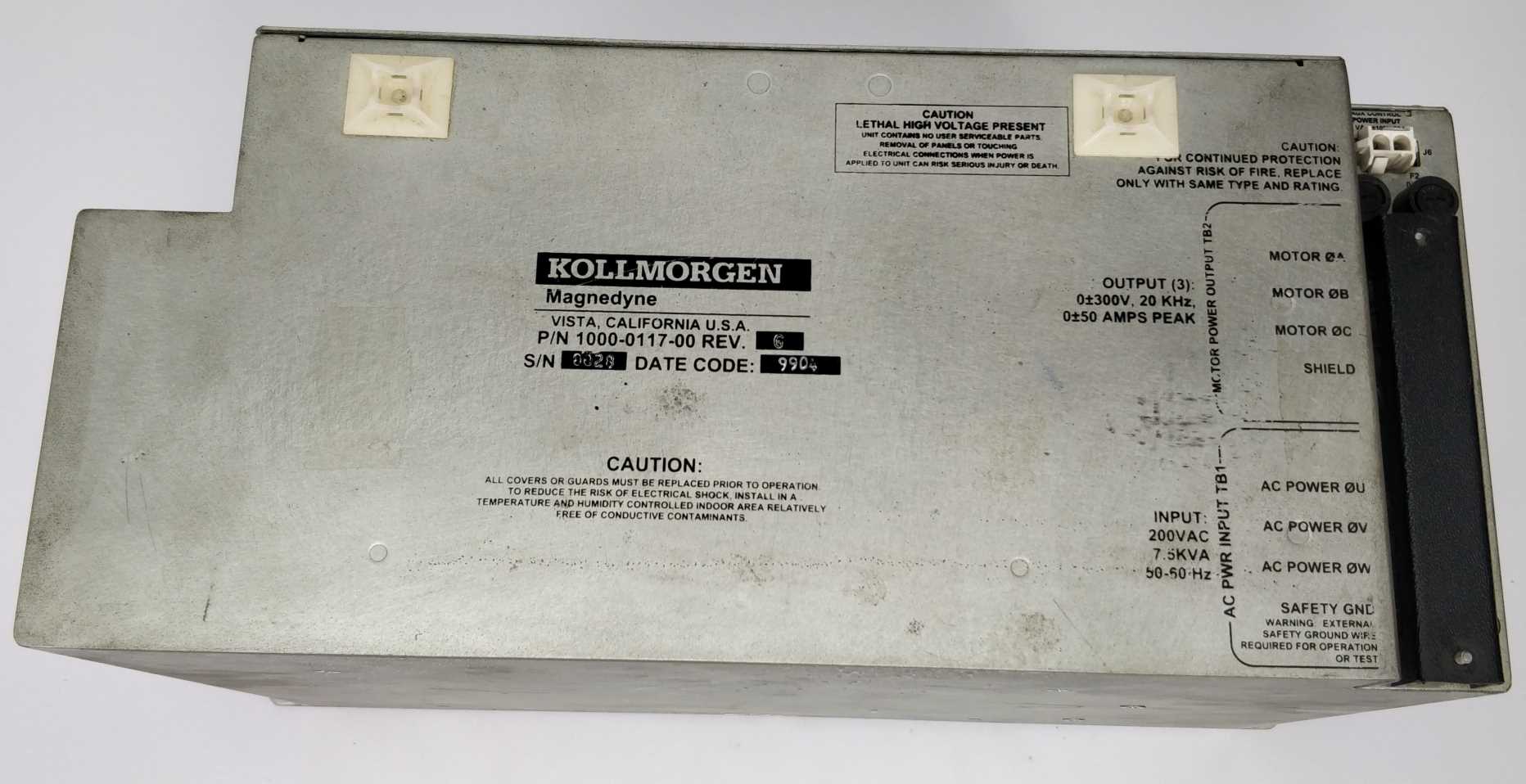 kollmorgen-1000-0117-00-rev-6-magnedyne-motor-drive_2.jpg KOLLMORGEN 1000-0117-00 Rev. 6 Magnedyne motor drive