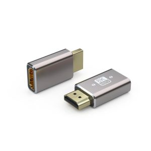 NÖRDIC HDMI-adapter han til hun 8K60Hz 4K120Hz Dynamic HDR 48Gbps eARC Online salg