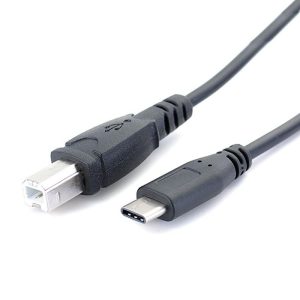NÖRDIC USB-C 2.0 til USB 2.0 B datakabel 3m USB-printerkabel
