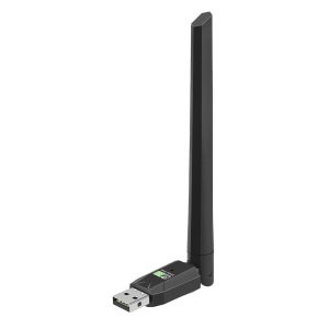 NÖRDIC WIFI6 Bluetooth 5.3 trådløs adapter Dual band 2.4/5.8GHz Hot på udsalg