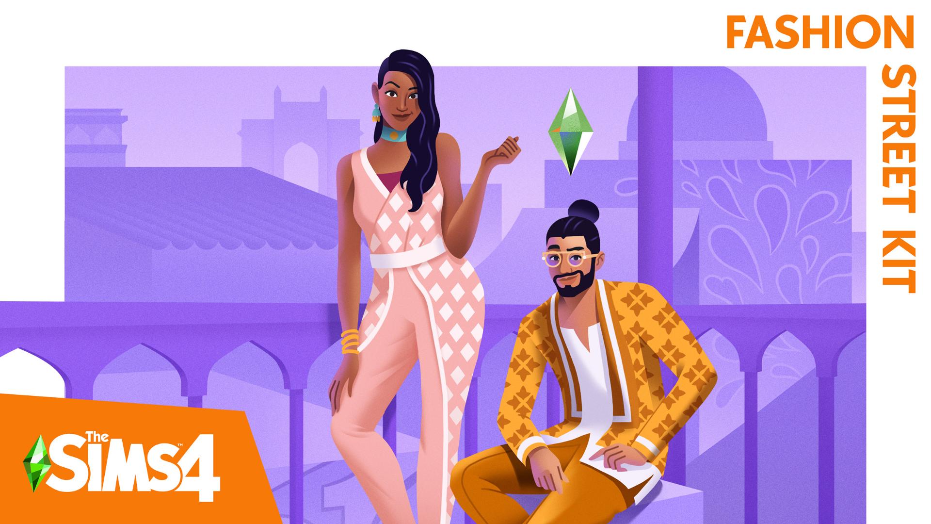 The Sims 4 - Fashion Street Kit DLC Origin