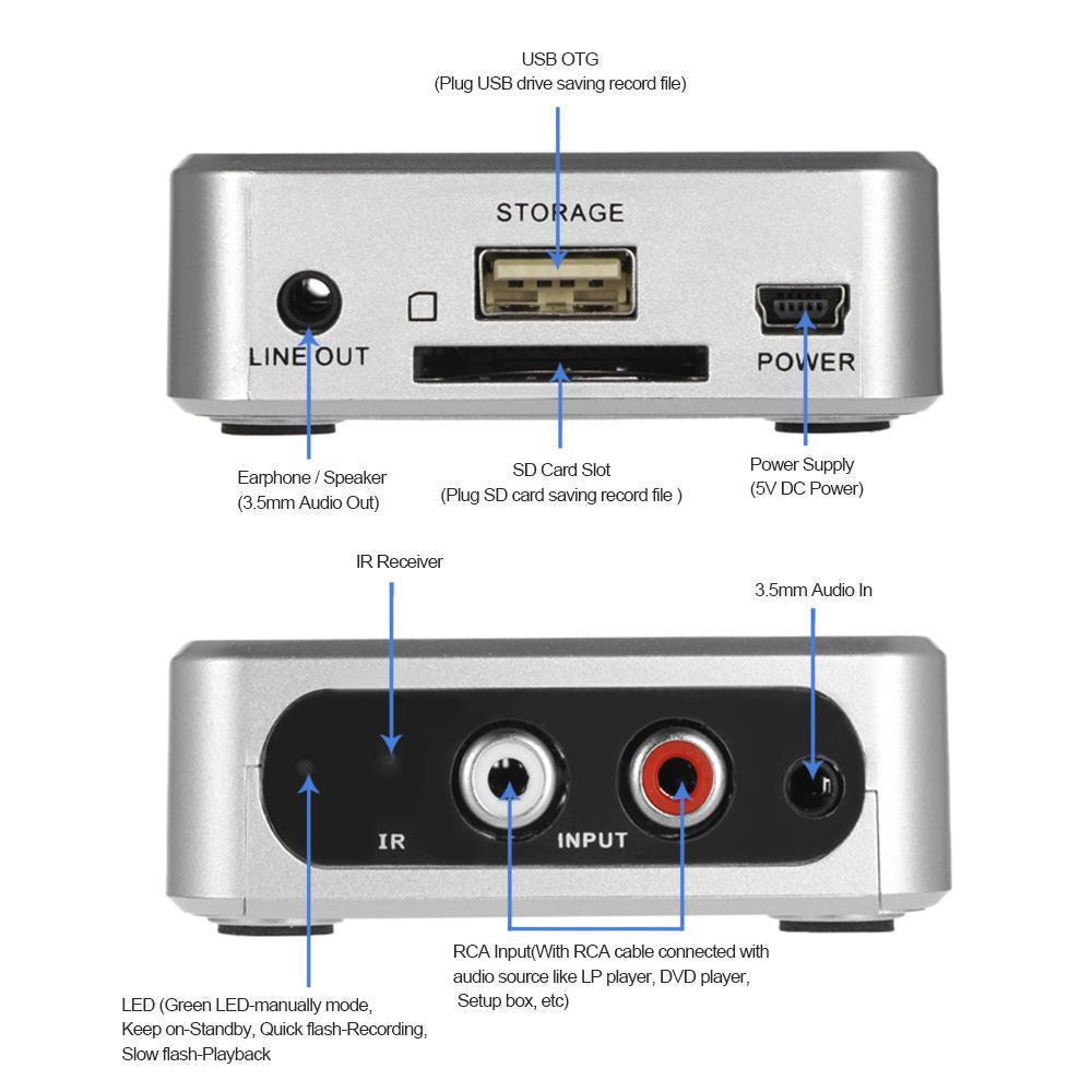 EZCAP Music Digitizer analog til digital lyd Hot på udsalg