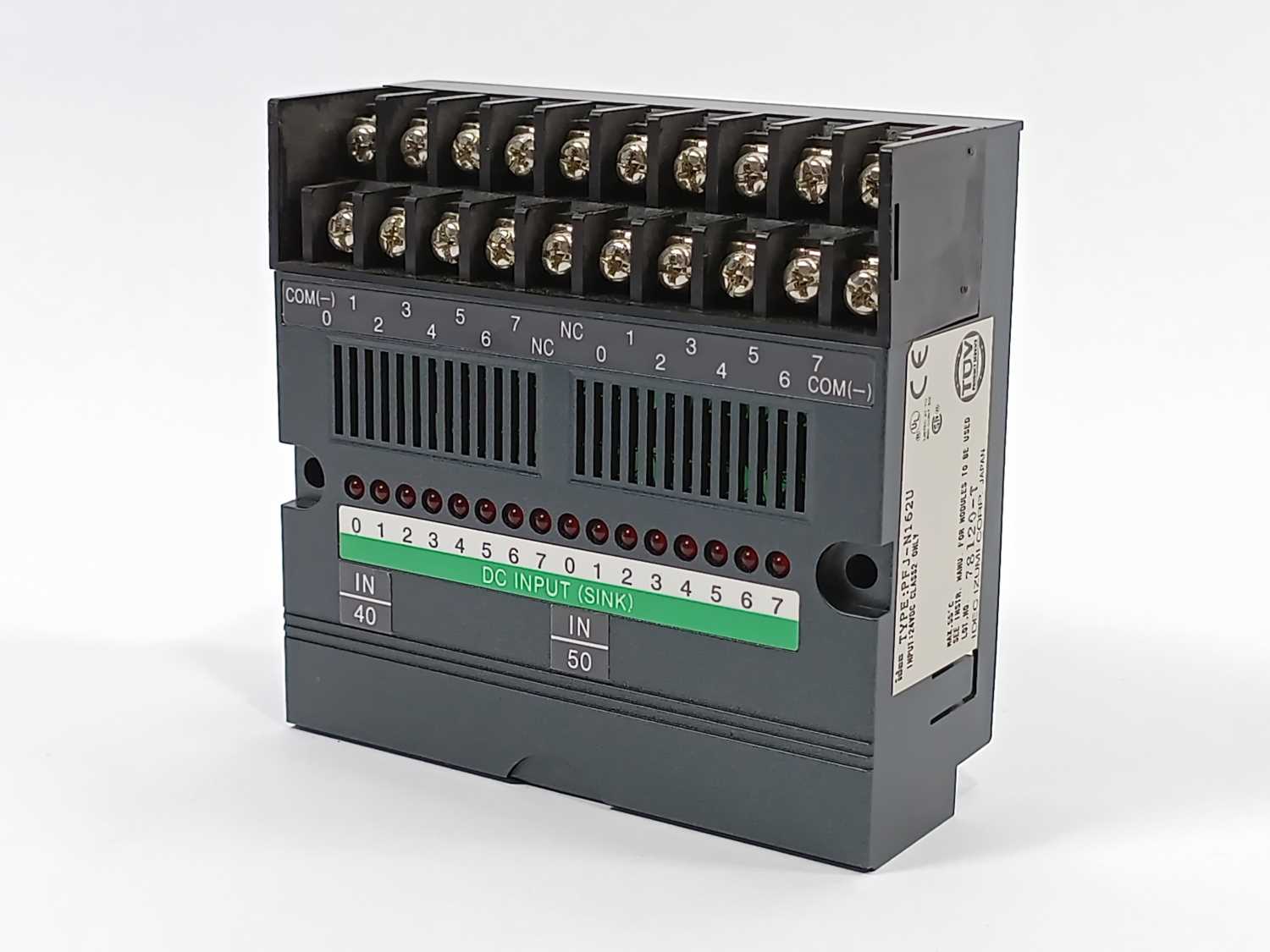 Idec Izumi Corp. PFJ-N162U FA-1J 16-DC Input Unit (SINK)