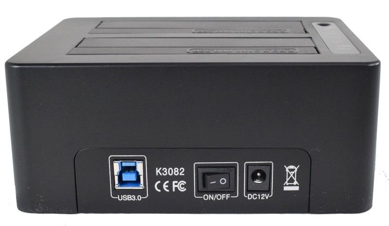 Maiwo K3082 USB 3.1 GEN1 5Gbps Docking 2x 2,5 3,5 SATA-harddisk op til 14TB med understøttelse af UASP, støtte SATAIII 6Gbps Med kloning funktion Levere