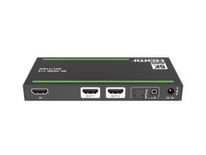 NÖRDIC 8K HDMI 2.1 Splitter 1 til 2 & Extractor Optisk SPDIF & Stereo HDR EDID Dolby Atmos, True HD, Digital Plus, DTS-HD Master Rabat