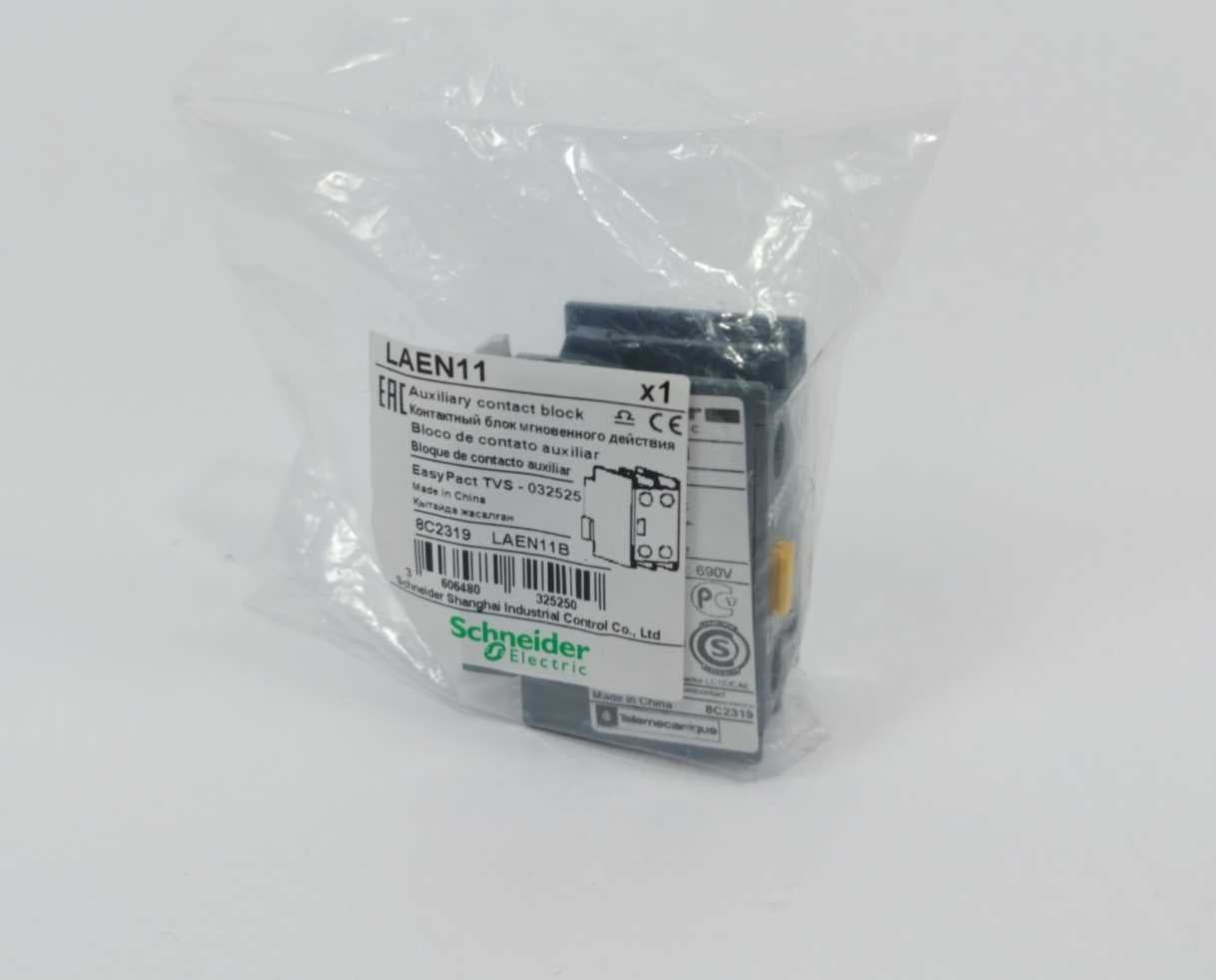 Schneider Electric LAEN11 Auxiliary Contact Block 5 Pcs.