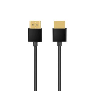 NÖRDIC 50 cm slank Ultra High Speed HDMI2.1 8K 60Hz 4K 120Hz 48Gbps Dynamic HDR eARC Game Mode VRR Dolby ATMOS Online nu